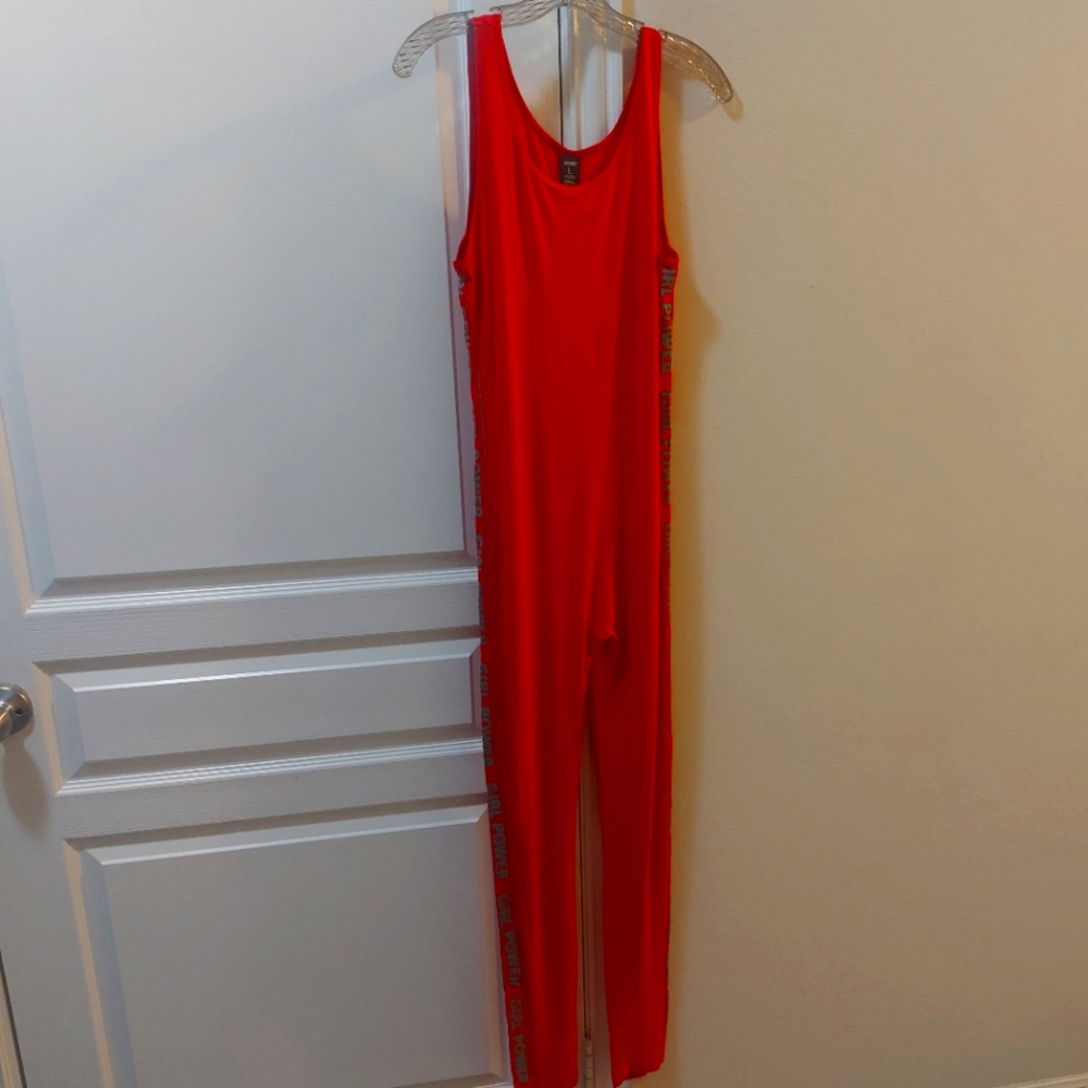 Red Fox Design "Girl Power" Jumpsuit NWT